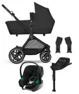 Cybex EOS Lux starttipaketti 5 in 1 Moon Black. - Lastenvaunut ja yhdistelmävaunut - 522003825STAATB2 - 2