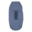 Voksi Urban untuvalämpöpussi Stone Blue, takana hyvät säädöt valjaille. - Lämpöpussit rattaisiin - 01813040-2502 - 4