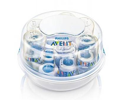 AVENT höyrysterilointilaite mikroon - Tuttipullojen puhdistus ja sterilointi - SCF28102 - 1
