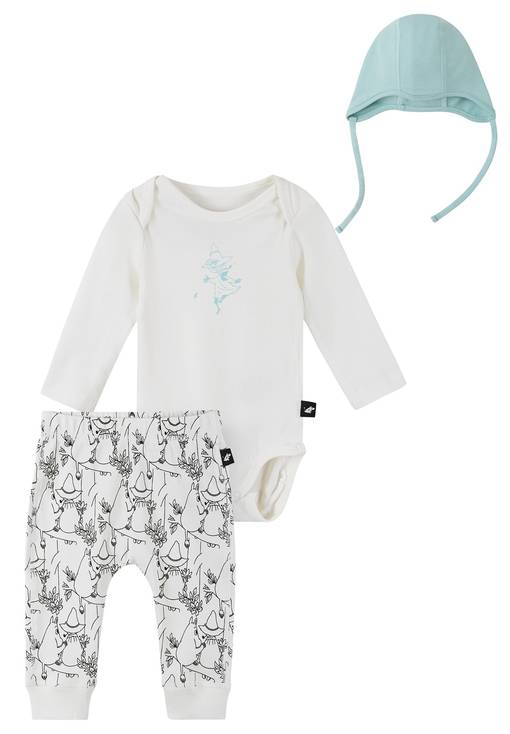 Reima lahjasetiss=C3=A4 on body, housut ja myssy. - Bodyt ja paidat - 5200064A-9992 - 1