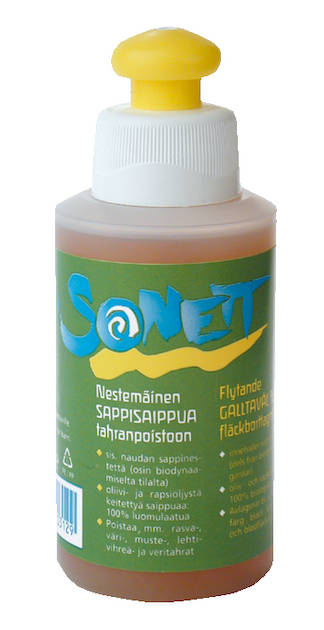 Sappisaippua Sonett, neste 120 ml - Fleeceasut, villa-asut ja Ruskovilla - S4702 - 1