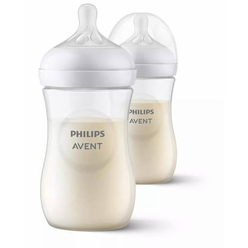 AVENT Natural tuttipullo 2x260 ml V3. - Tuttipullot ja pullotutit - 03790302 - 1