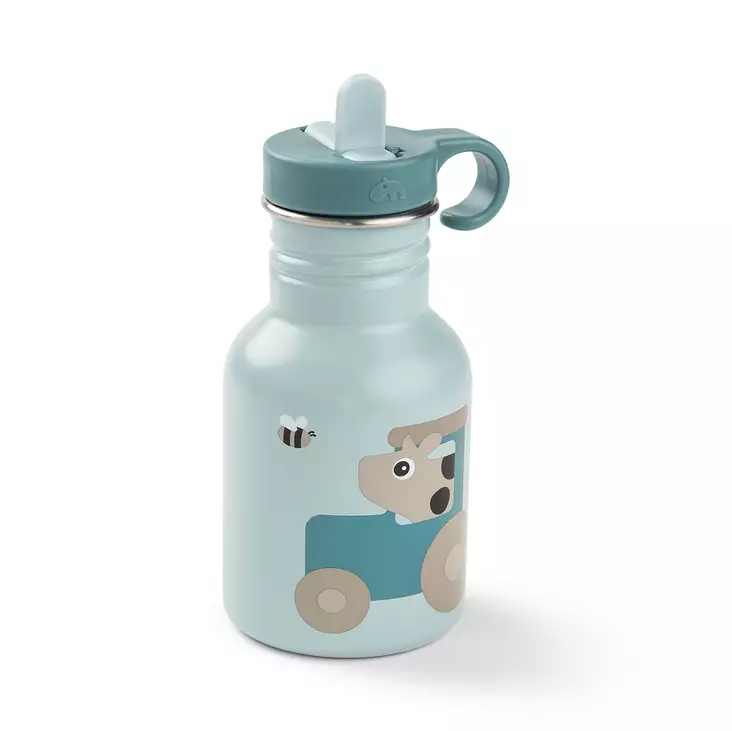 Pillipullo Done By Deer Metal bottle Tiny Farm Blue. - Juomapullot ja pillipullot - 1011612 - 1