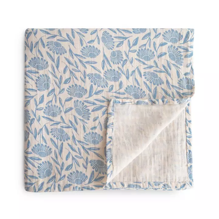 Jättiharsoliina Mushie Blue Flowers. - Harsoliinat - 101862 - 1