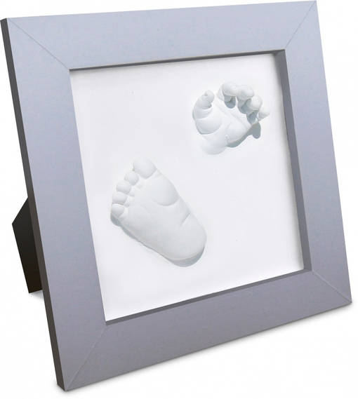 Happy Hands 3D Deluxe Silver kipsikuvakehys. - Vauvalahjat ja kastelahjat - 130012 - 1