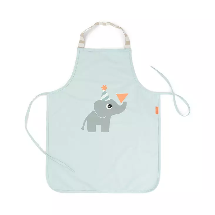 Done By Deer Kids Apron esiliina Celebration Blue - Ruokalaput - 1343502 - 1