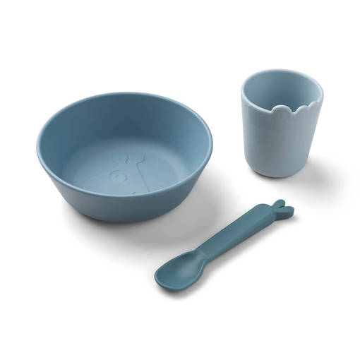Sininen ruokailuv=C3=A4linesetti lapselle - Ruokailuvälinesetit - 1526172 - 1