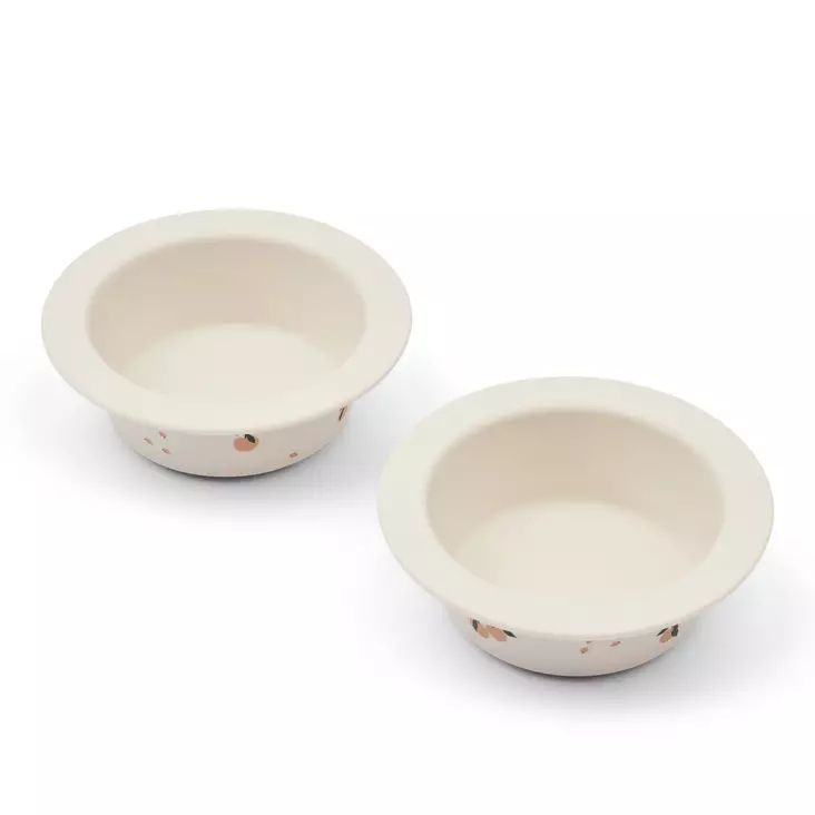 Liewood Peony imukuppikulhot 2-pack Peach sea shell. - Lautaset ja kulhot - 19942-1232 - 1
