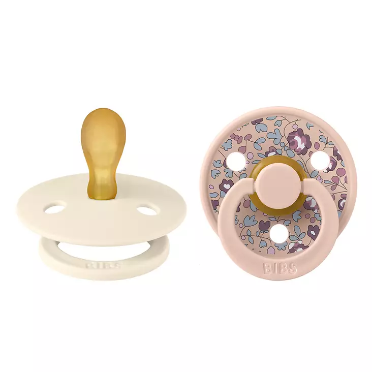 Bibs x Liberty luonnonkumitutit  Eloise Blush Mix. - Tutit ja tuttinauhat - 212111102 - 1