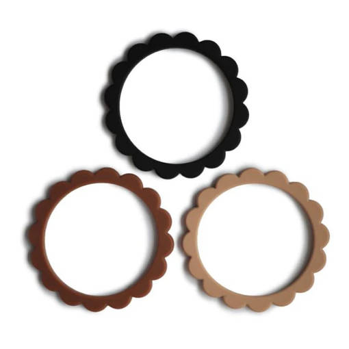 Mushie purulelut Black/Caramel/natural. - Purulelut - 2600282 - 1