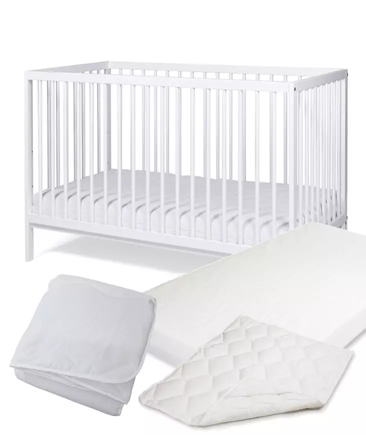 Pinnasänky Tinynord Lassy White ja Anne & Mikael patja, petari ja peitto. - Pinnasängyt ja lastensängyt - 297296PAK2 - 1