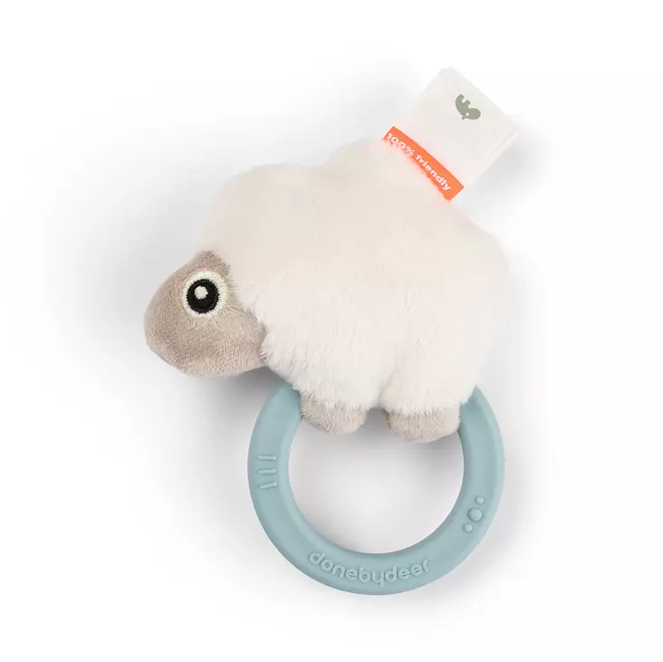 Helistin Done By Deer Sensory rattle Sheepy Blue. - Helistimet, tarttumislelut ja pallot - 4353802 - 1