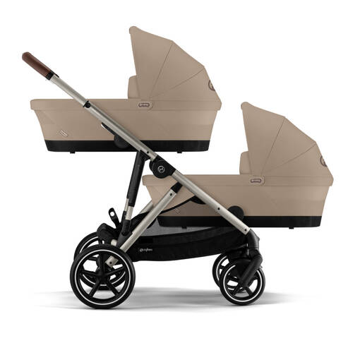 Tuplarattaat Cybex Gazelle S 2 Almond Beige. - Sisarusrattaat - 522005243tup2 - 10