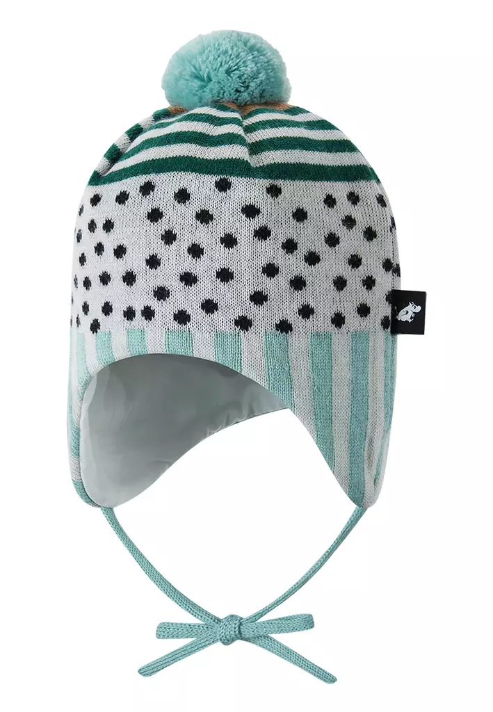 Reima villasekoitepipo vauvalle Moomin Cool green. - Lasten talvipipot - 5300201B-8782 - 1