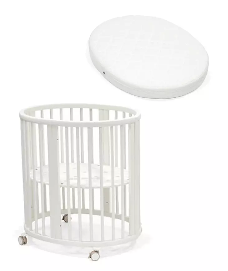 Stokke Sleepi Mini V3 pinnasänky White ja Sleepi Mini patja. - Stokke Sleepi tuotteet - 591302kamp2 - 1