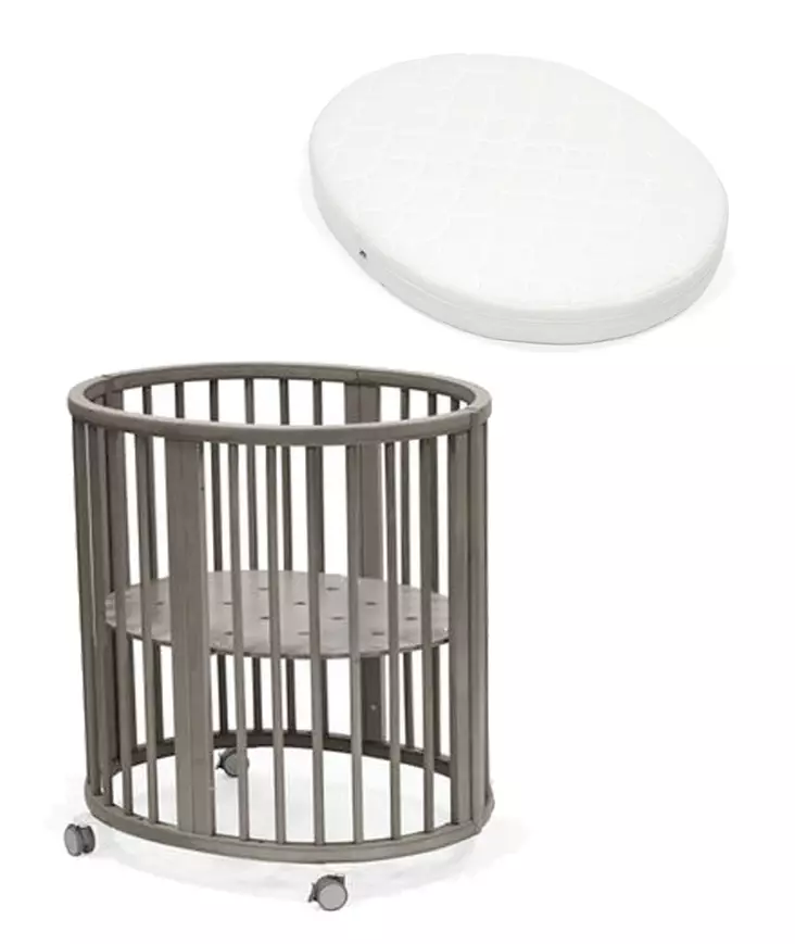Stokke Sleepi Mini V3 pinnasänky Hazy Grey ja Sleepi Mini patja. - Stokke Sleepi tuotteet - 591303kamp2 - 1