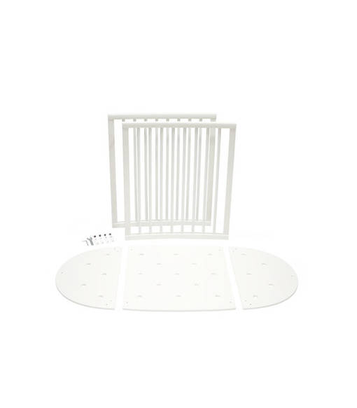 Bed Extension lis=C3=A4palat v=C3=A4riss=C3=A4 White - Stokke Sleepi tuotteet - 592102 - 1