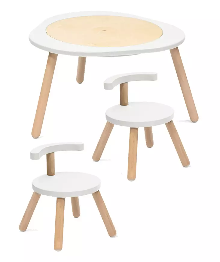 Stokke MuTable V2 lasten p=C3=B6yt=C3=A4ryhm=C3=A4 white. - Säilytys ja sisustustuotteet - 627001PAK2 - 1