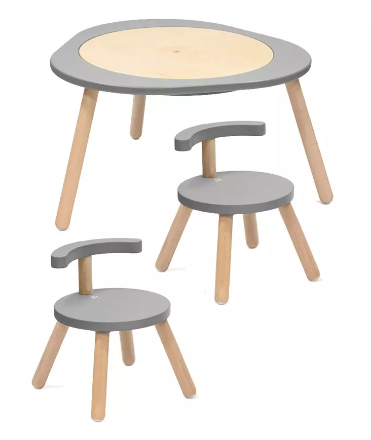 Stokke MuTable V2 lasten p=C3=B6yt=C3=A4ryhm=C3=A4 Storm Grey. - Säilytys ja sisustustuotteet - 627002PAK2 - 1