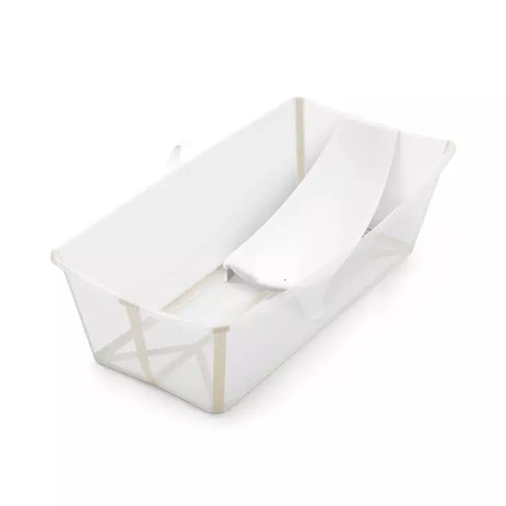 Stokke Flexi Bath XL kylpyamme+kylpytuki Sandy Beige, Bundle. - Kylpyammeet ja kylpytuet - 639612 - 1