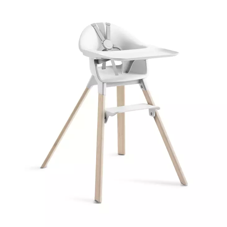 Syöttötuoli Stokke Clikk Bamboo White. - Syöttötuolit - 695802 - 1