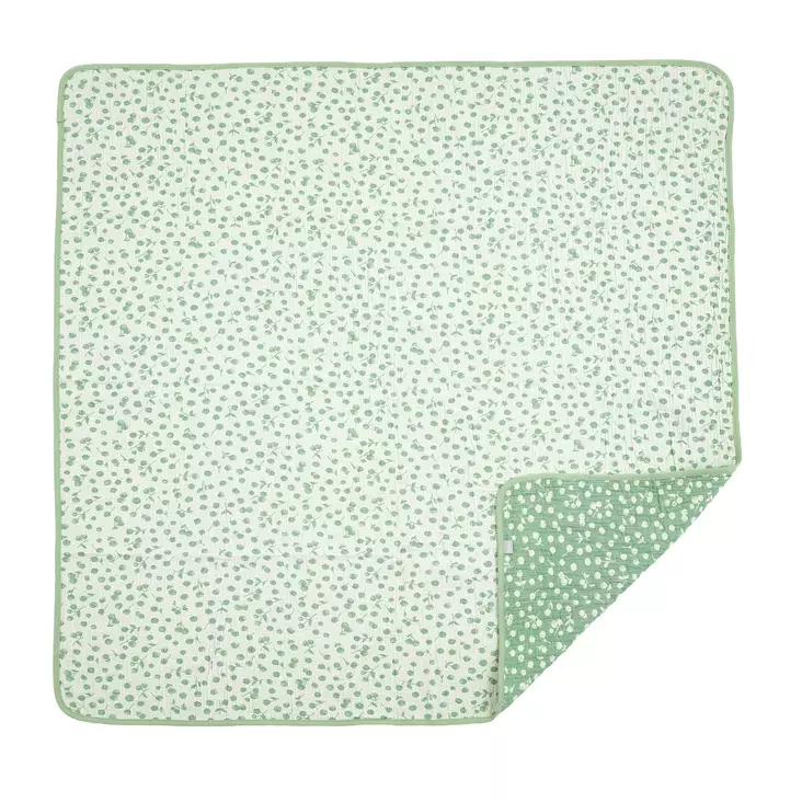 Stokke harsoviltti Swaddle Blanket Sage Green Berries. - Peitot ja tyynyt - 710002 - 1