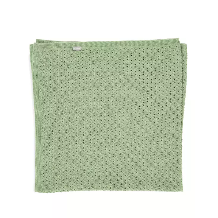 Stokke neulehuopa Merino Wool blanket Sage Green. - Peitot ja tyynyt - 710102 - 1