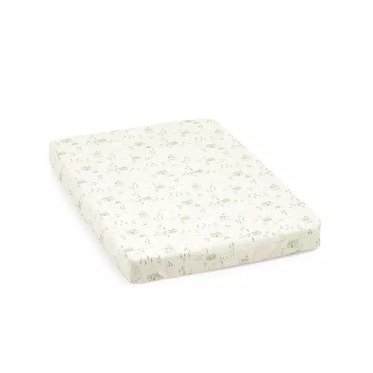 Stokke Nighti Mini muotolakana 2026 Sage Green Map 60x80cm. - Pussilakanat ja aluslakanat - 710502 - 1