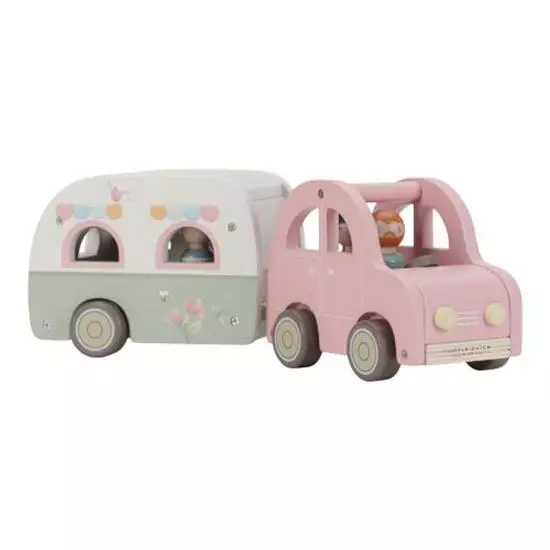 Little Dutch Caravan leikkiauto. - Puulelut - LD8022 - 1