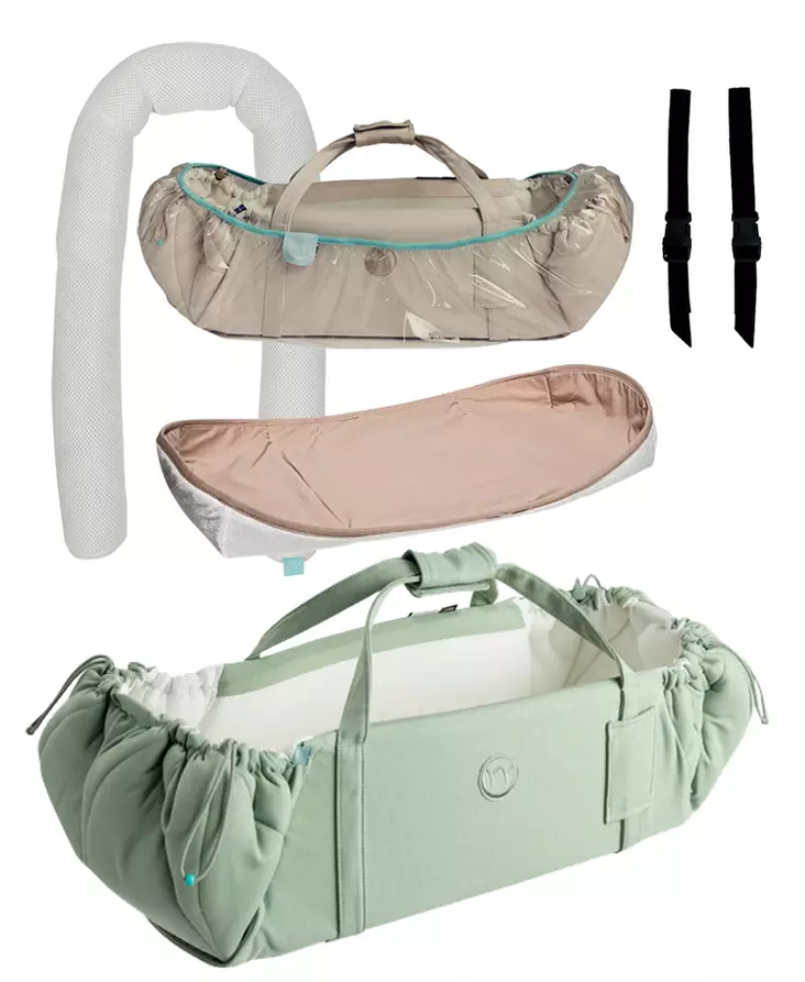 Najell SleepCarrier X starttipaketti Agave Green. - Vaunukopat ja kantokassit - N20115501STA2 - 1
