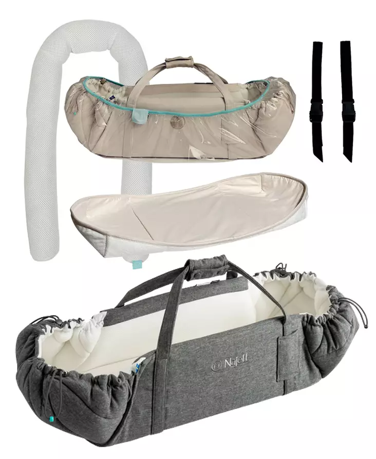 Najell SleepCarrier X starttipaketti Stormy Grey. - Vaunukopat ja kantokassit - N20115801STA2 - 1