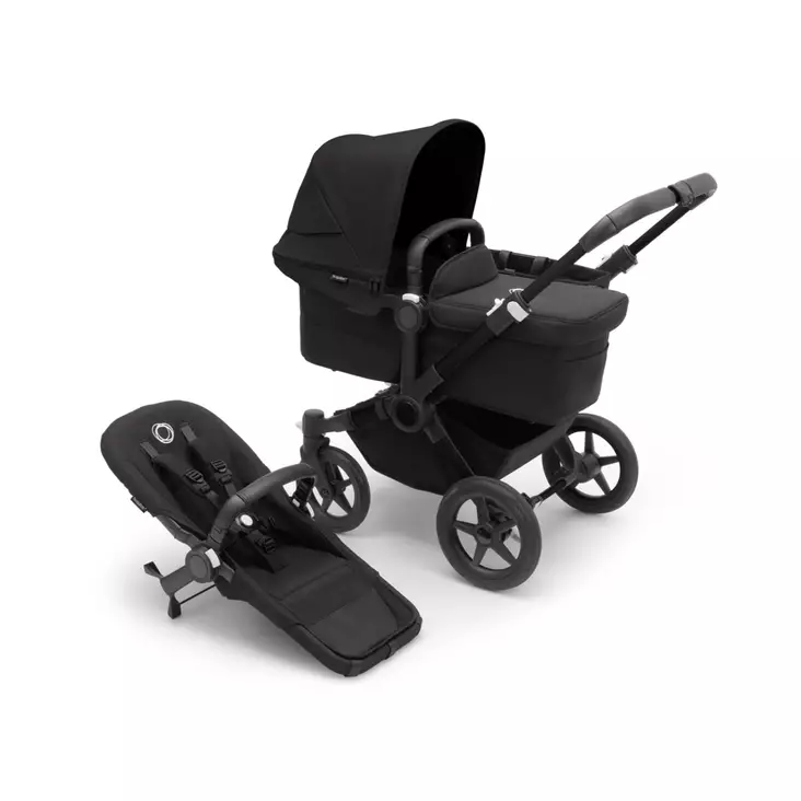 Bugaboo Donkey 5 yhdistelmävaunut Mono Black/Midnight Black. - Lastenvaunut ja yhdistelmävaunut - 100000002 - 1