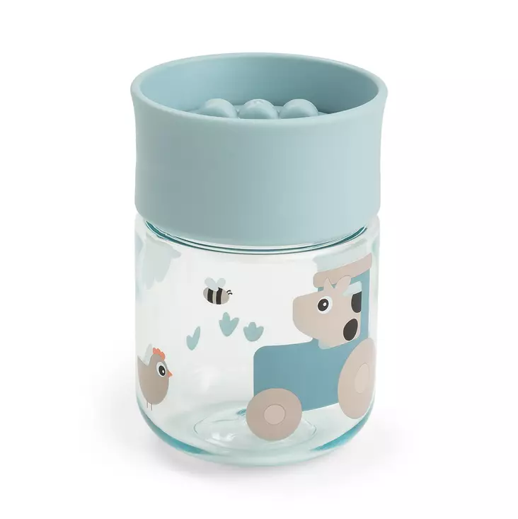 Done By Deer Learning Cup Tiny Farm Blue - Mukit ja nokkamukit - 1966612 - 1