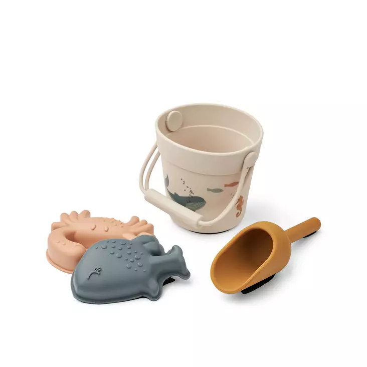 Liewood Kit Mini hiekkalelusetti Sea creature sandy. - Muovailuvahat ja hiekkalelut - 18547-1032 - 1