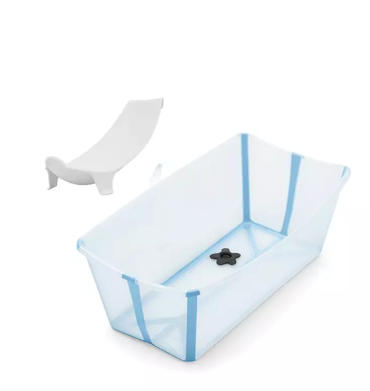 Stokke Flexi Bath X-large starttipaketti Glacier Blue. - Kylpyammeet ja kylpytuet - 535913STA2 - 1