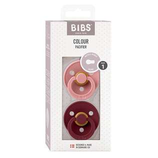 Bibs luonnonkumitutti Dusty Pink/Elderberry pakkaus. - Tutit ja tuttinauhat - 110433 - 2