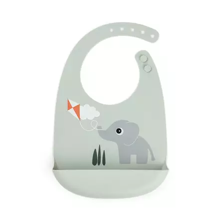 Done By Deer ruokalappu silikonia Playground Green - Ruokalaput - 1359523 - 1