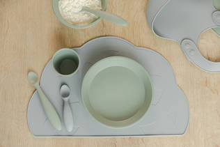 Bibs Boheme ruokailualusta ruokap=C3=B6yd=C3=A4ss=C3=A4. - Ruokailualustat - 4342223 - 2