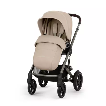 Cybex Talos S lux lastenrattaat Almond Beige jalkapeitteellä. - Matkarattaat ja lastenrattaat - 525000803 - 2
