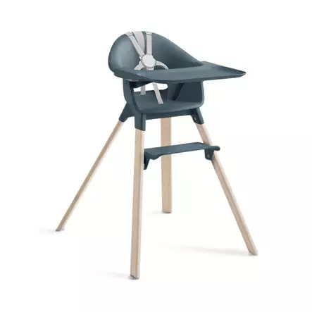 Syöttötuoli Stokke Clikk Bamboo Fjord Blue. - Syöttötuolit - 695803 - 1