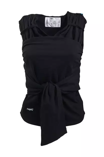 Najell Wrap kantoliina Charcoal Black. - Kantoreput - N011013 - 1