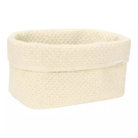 Little Dutch säilytyskori Large Kudottu, Pure soft White. - Säilytys ja sisustustuotteet - TE31694003 - 1