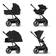 Cybex Talos S Lux Black Travel System. - Matkarattaat ja lastenrattaat - 522004713 - 9