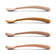 Liewood Shea aterinsetti v=C3=A4riss=C3=A4 Rose multi mix sivusta. - Ensilusikat ja lasten aterimet - 17074-1073 - 3