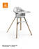 Sy=C3=B6tt=C3=B6tuoli Stokke Clikk Cloud Grey. - Syöttötuolit - 552001KAMP3 - 2