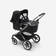Bugaboo Fox 5 Breezy sun canopy Midnight Black vaunuissa. - Lastenvaunut ja yhdistelmävaunut - 100221003 - 2