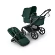 Bugaboo Fox 5 Renew yhdistelmävaunut Black/Fern Green. - Lastenvaunut ja yhdistelmävaunut - 100403013 - 1