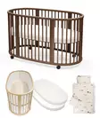 Stokke Sleepi V3 starttipaketti 6 in 1 Warm Brown. - Pinnasängyt ja lastensängyt - 104208STA2V3 - 1