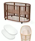 Stokke Sleepi V3 starttipaketti 4 in 1 Warm Brown. - Pinnasängyt ja lastensängyt - 104208STAV3 - 1