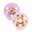 Bibs luonnonkumitutti 2 kpl Ladybug Violet Sky Mix kuosilla. - Tutit ja tuttinauhat - 12025103 - 2